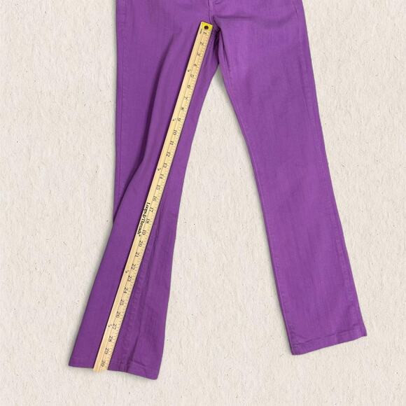 Just Cavalli by Roberto‎ Cavalli Purple Straight Leg Jeans Sz 29 Vintage Y2K - Picture 8 of 8